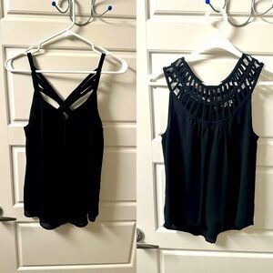 Bundle of two black blouses